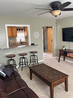 Living area - 1-bedroom house in charming Newton (Newton)