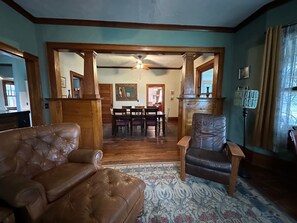 Living area - The Rest Is History: A Whimsical Victorian Escape (Baraboo)