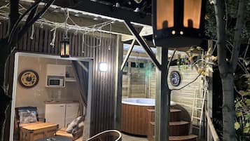 Cabin Cao cấp, bồn tắm nước nóng, quang cảnh vườn (lodge Valhalla) | Lounge