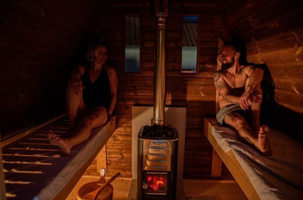 Bungalow, Gartenblick | Sauna