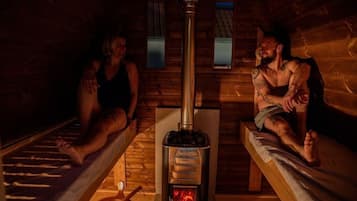 Bungalow, Gartenblick | Sauna