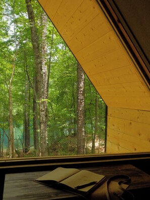 Kabin Deluks, pemandangan danau | Interior