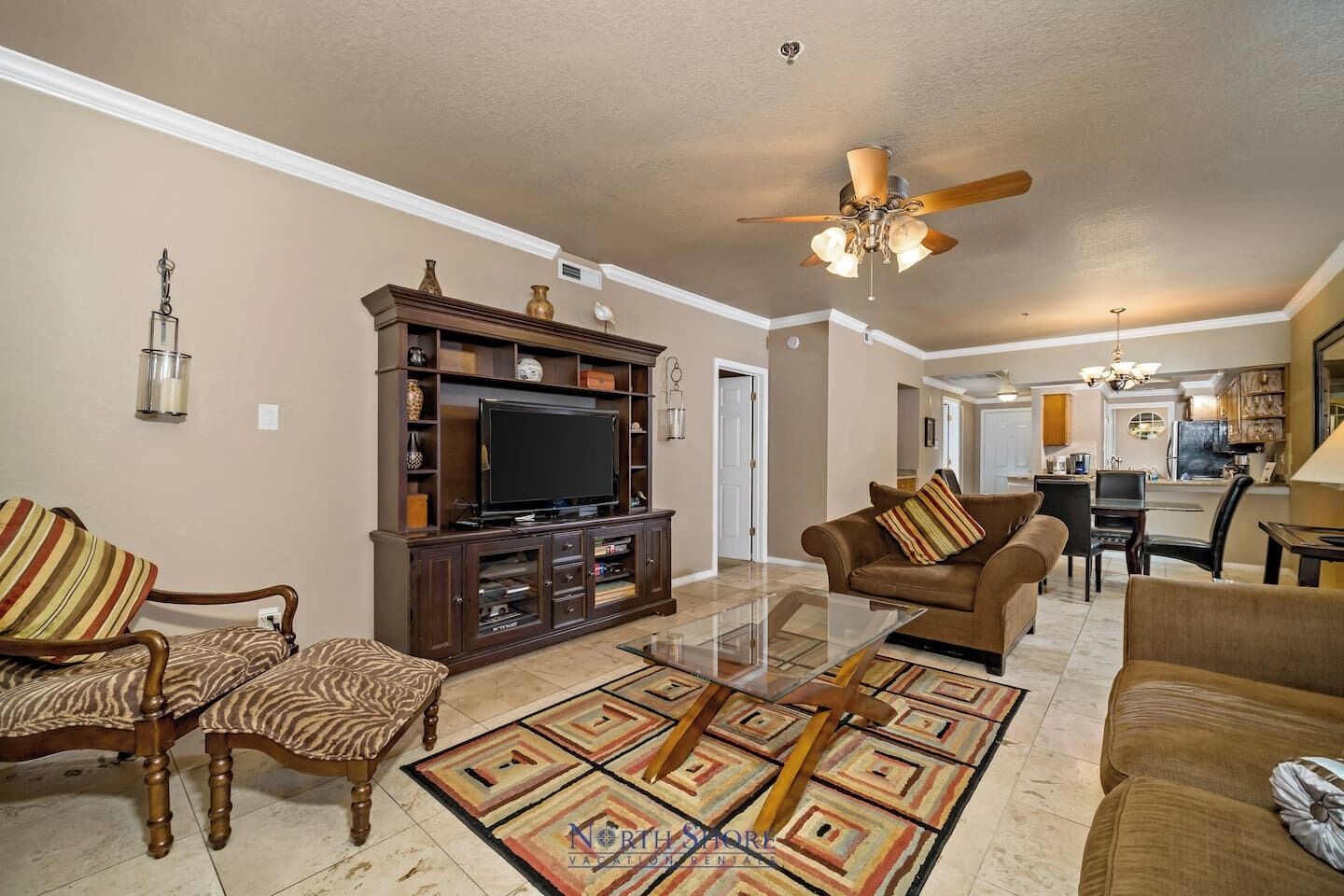 Open Family Room for Entertaining