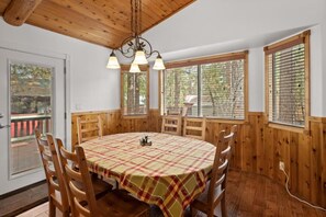 Basic House, Patio, Mountain View | Dining - Leaf & Needle (Big Bear Lake)