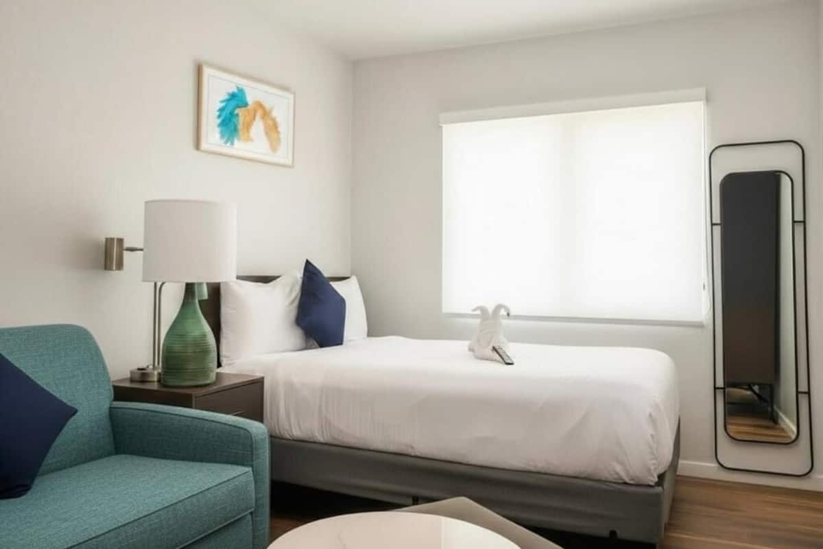 Deluxe dubbelrum - utsikt mot trädgården