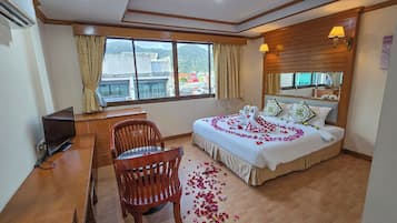 Deluxe tweepersoonskamer, uitzicht op stad