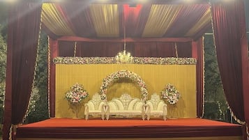 Aussenbereich für Bankette