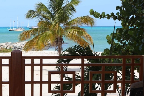 Suite, 2 Double Beds, Beach View | Beach/ocean view
