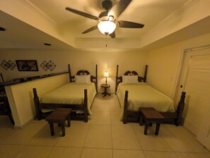 Classic Suite, Beach View | In-room safe, desk, iron/ironing board, free WiFi - The Crown House Hotel (Philipsburg)