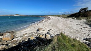 Vlak bij het strand