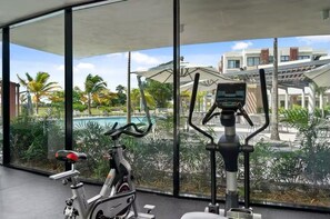 Fitness facility - Cozy 1-bedroom apartment with AC in Punta Cana (Punta Cana)