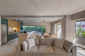 Apartamento Premium, balcón | Zona de estar