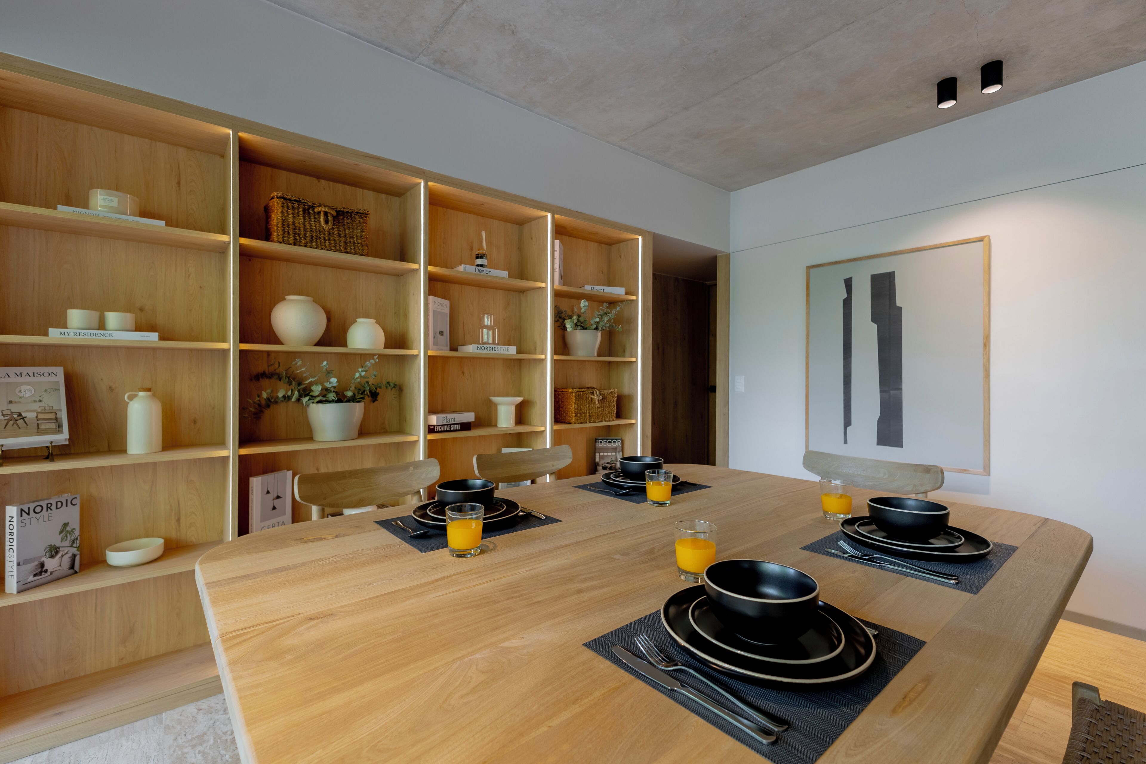 Departamento Deluxe, balcón | Comedor