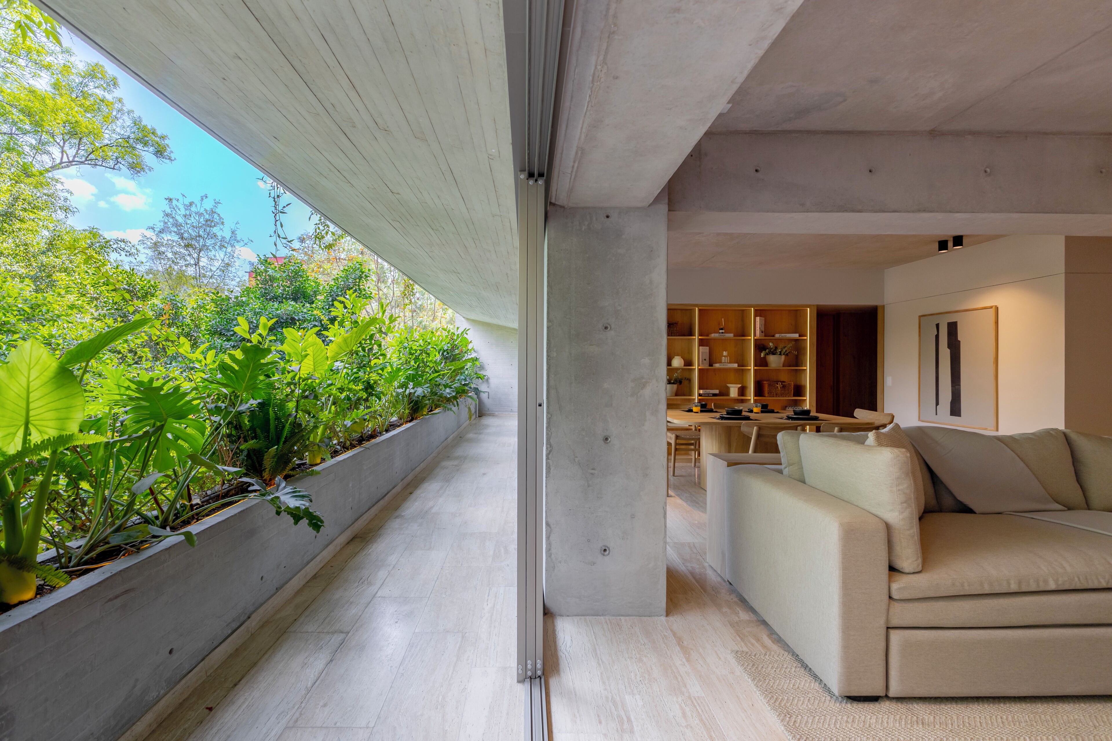 Departamento Deluxe, balcón | Área de sala de estar