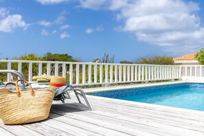Pool - Spacious tropical villa near sea with porch - Coral Estate (Sint Willibrordus)