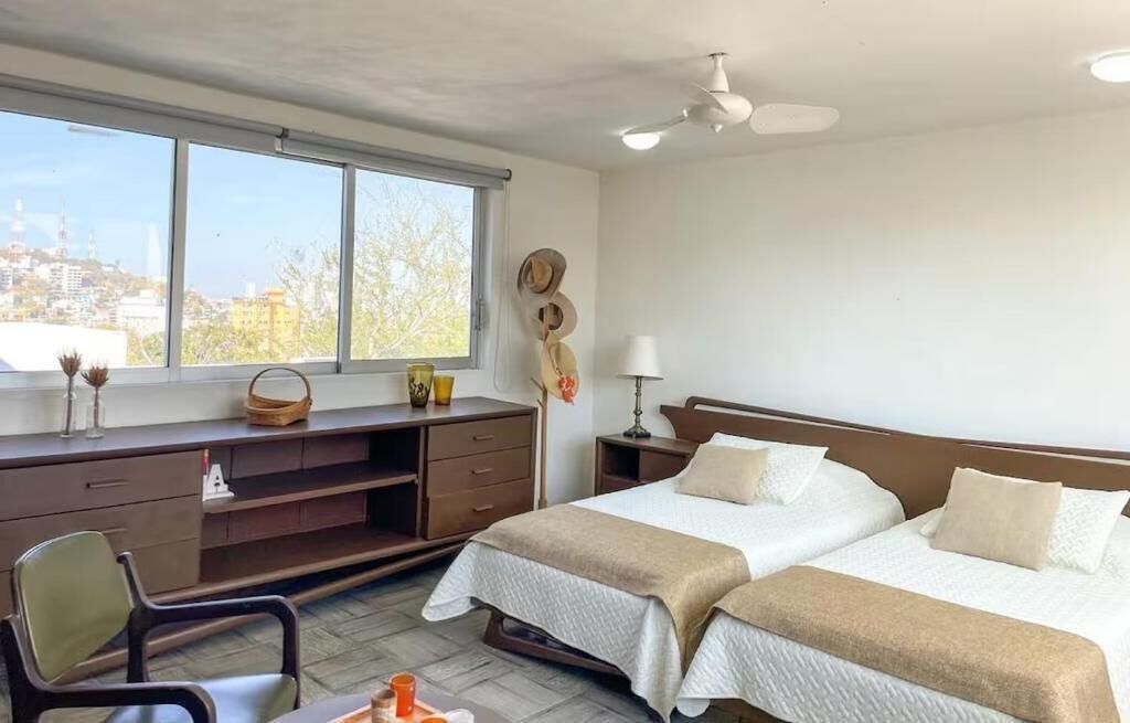 Chambre avec lits jumeaux