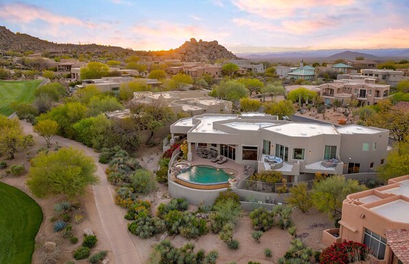 Exterior - On The Green | Troon Golf Estate | Guest House, Negative Edge Pool, Spa, Patios, Gated (Scottsdale)