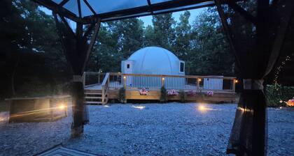 Private Hobbit inspired glamping dome on 100 acres