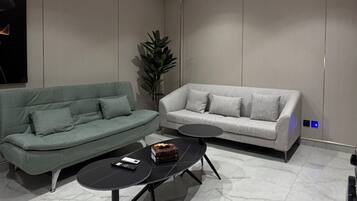 Apartamento, 1 habitación, accesible para personas con discapacidad, fumadores | Sala de estar