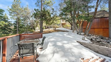 Cabaña básica, vista a la montaña | Restaurante al aire libre