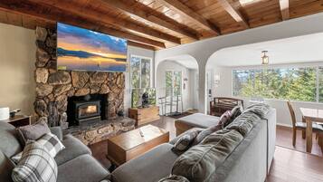 Hytte – basic, fjellutsikt | Oppholdsområde