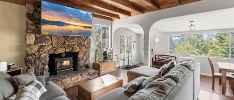 Basic-hytte - bjergudsigt | Opholdsområde