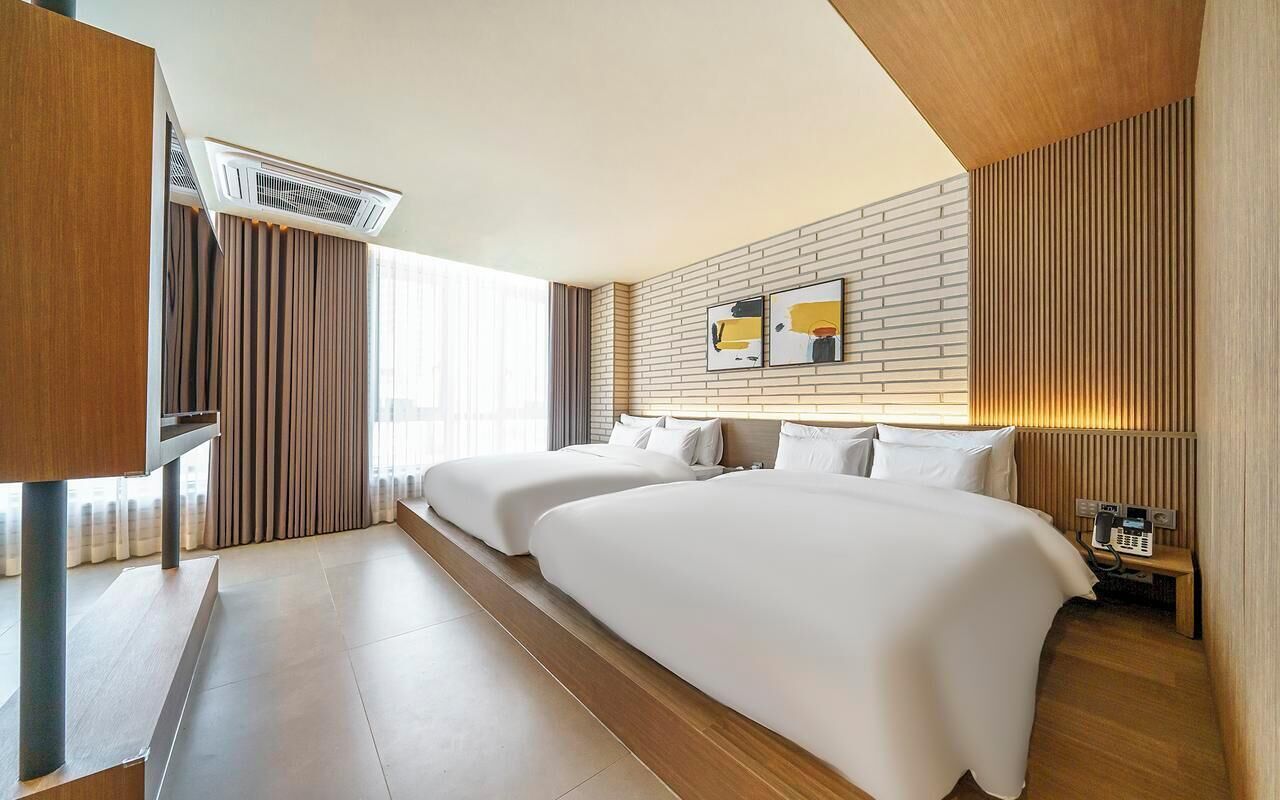 Chambre Familiale avec lits jumeaux