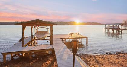 Private Dock & Game Rm: Lake Home w/ Fire Pit