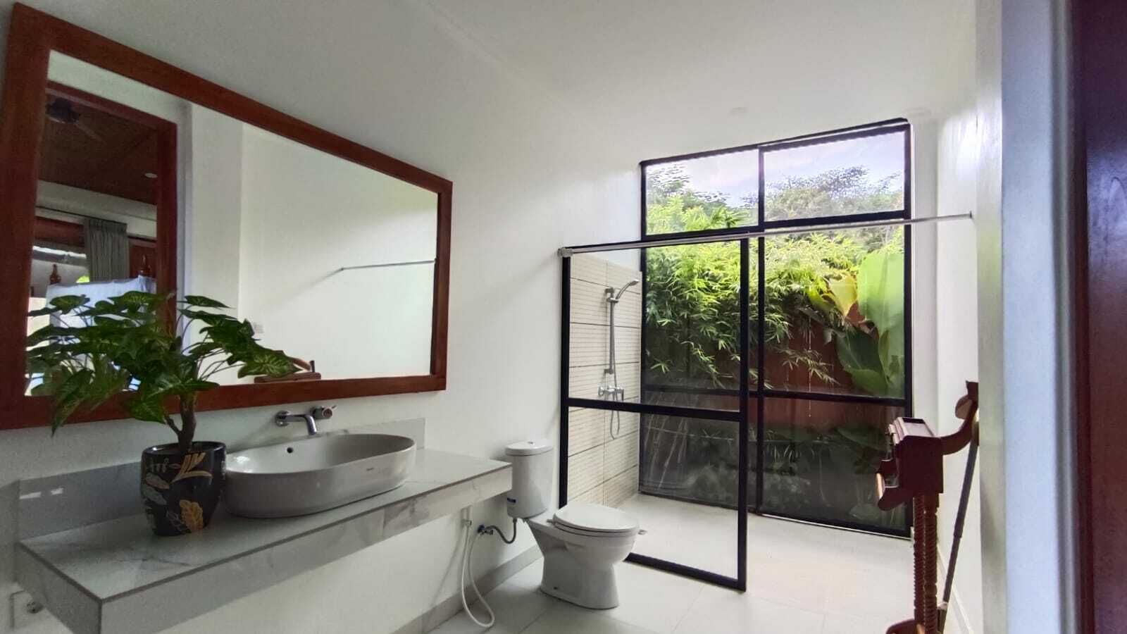 Deluxe-Villa, eigener Pool, Hügelblick | Badezimmer