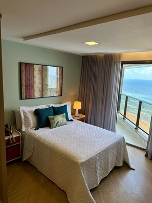 1 bedroom, iron/ironing board, WiFi - Apartamento de Luxo Vista Mar Andar Alto (Recife)