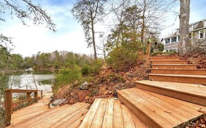 Property grounds - Sunset Point on Greenvale Creek/ Private waterfront retreat with dock (Lancaster)