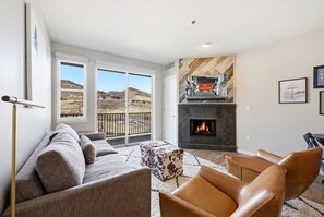 TV connectée, cheminée