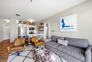 TV connectée, cheminée