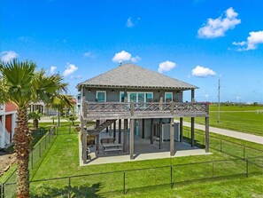 Exterior - Bolivar 3BR | Spacious Deck | Mins to the Beach (Port Bolivar)