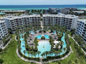 Exterior - Beachin' Escape | Destin West Lazy River | Huge Balcony | Bay Views | Sleeps 10 (Fort Walton Beach)