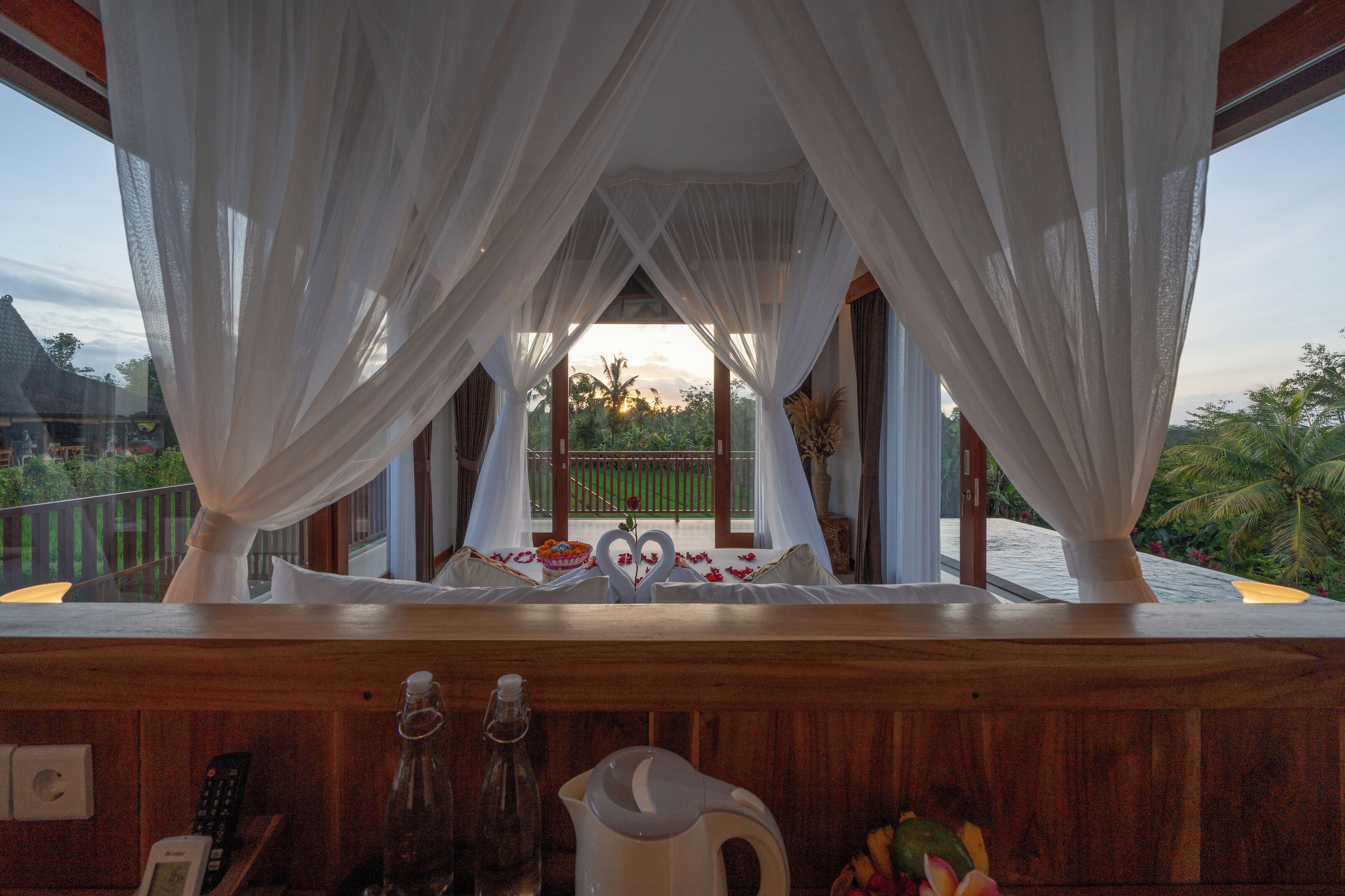 Vila Mewah, 1 Tempat Tidur King, kolam renang pribadi, pemandangan halaman | Interior