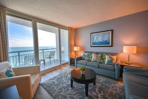 TV - Stunning Oceanfront King Suite  at Oceans One Resort 8th Floor (Myrtle Beach)