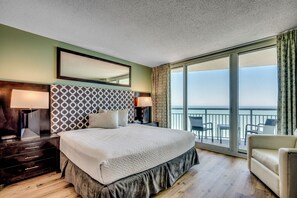3 bedrooms, iron/ironing board, free WiFi, bed sheets - Stunning Oceanfront King Suite  at Oceans One Resort 8th Floor (Myrtle Beach)