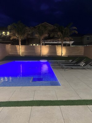 Pool - Luxury Modern Retreat with Pool & Spa – Near the Strip (Las Vegas)