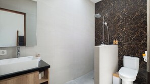 別墅, 泳池景 | 浴室 | 免費梳洗用品、提供毛巾、番梘、洗頭水