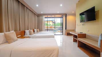 双床房, 阳台, 湖景