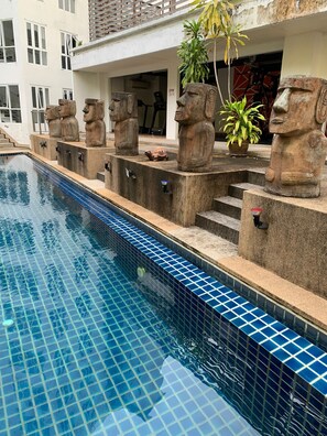 Outdoor pool - Patong Beach Walking Street Seaview C257 (Patong)