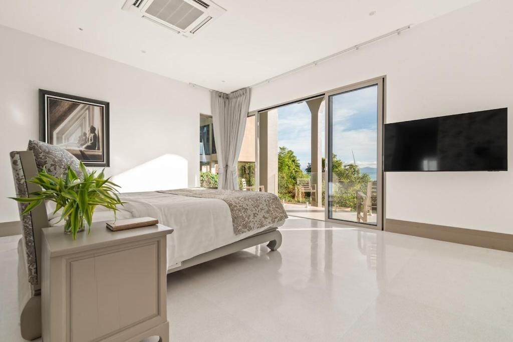 Villa - udsigt til bugt