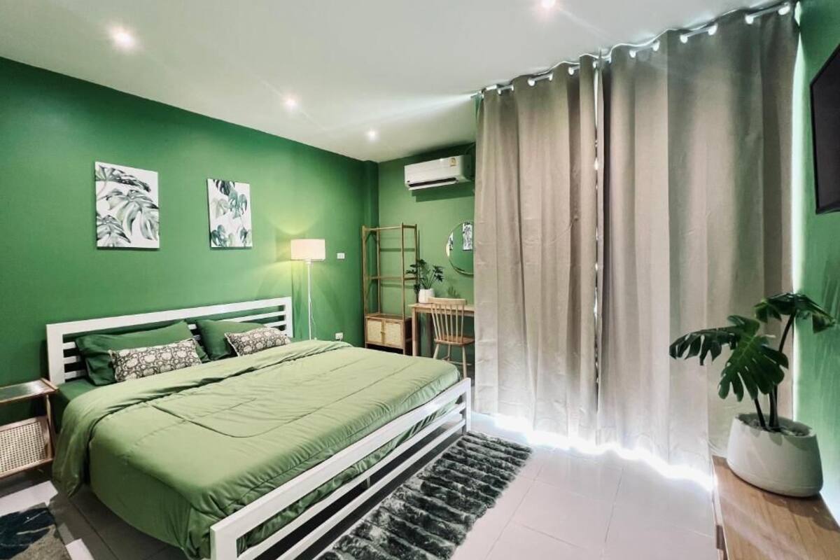 Chambre Standard double, balcon, vue sur la montagne