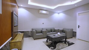 Apartment, 2 Bedrooms, Non Smoking, Air conditioning | Living area - Al Jawhara Park (Riyadh)