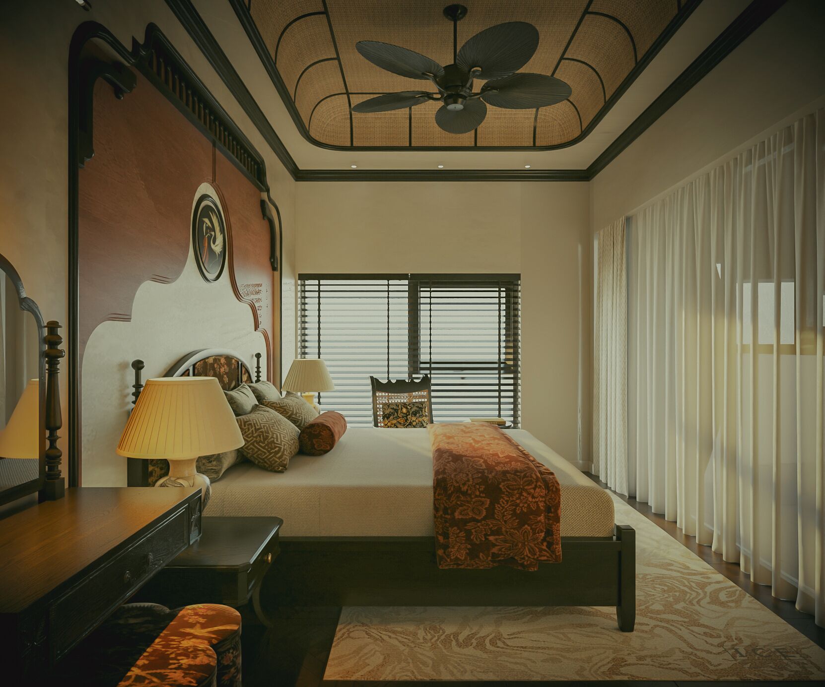 Kahden hengen premium-huone, 1 suuri parisänky, parveke