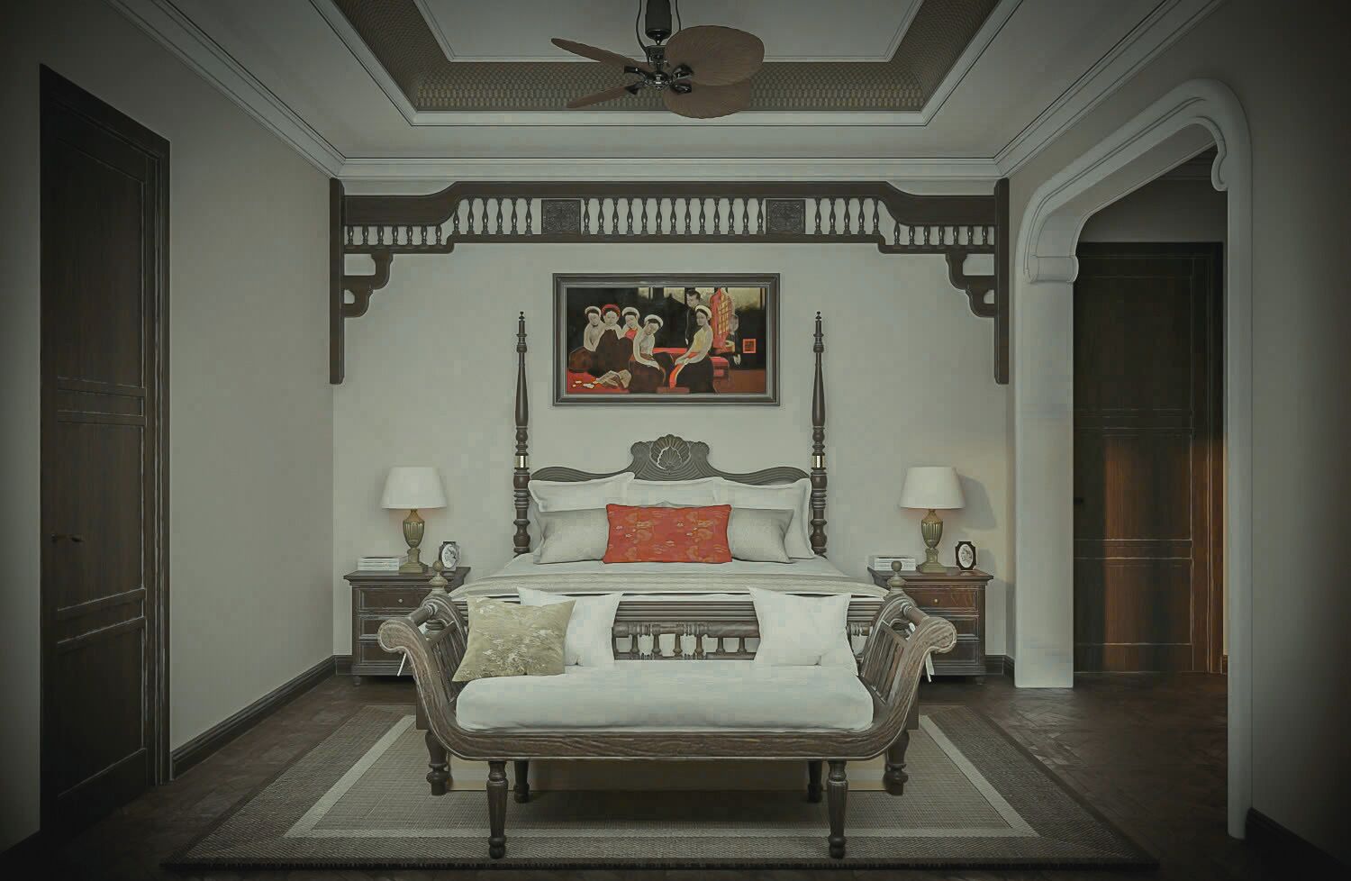 Deluxe-dobbeltværelse - 1 kingsize-seng - badekar