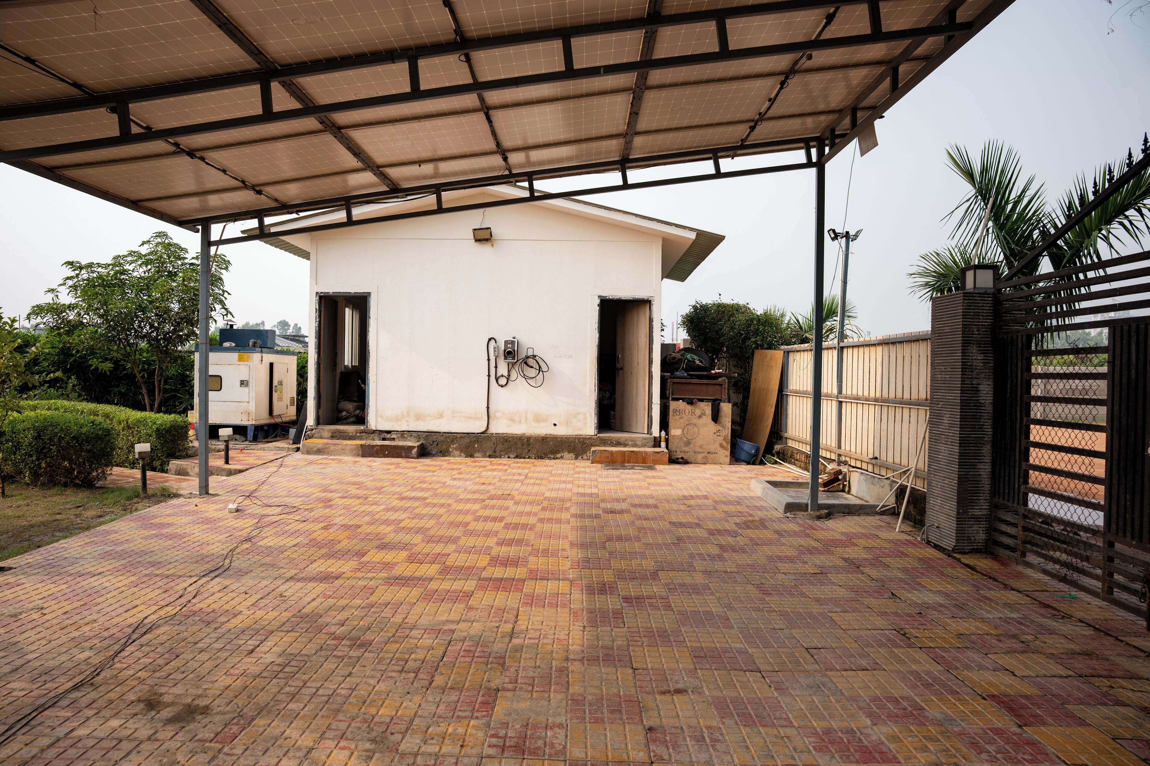 Enceinte de l’hébergement