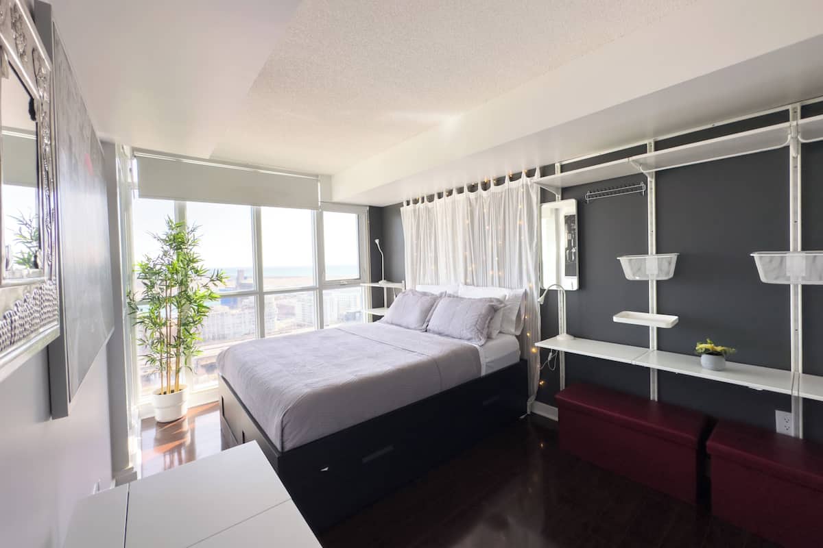 컴포트 스위트, 침실 2개, 주방, 호수 전망