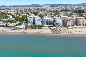 Family Apartment, 2 Bedrooms, Balcony, Sea Facing (Beach Front Terace) | Beach - Beach Front Terace (Qendër Vlorë)